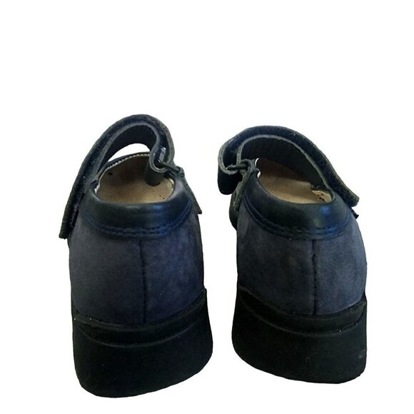 Made In Portugal Mary Jane Suede Leather Shoes Toddler Girls Size 8 US - Picture 5 of 13